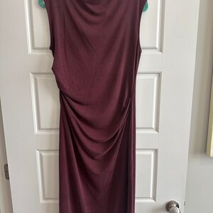Old Navy Rich Plum Midi Dress